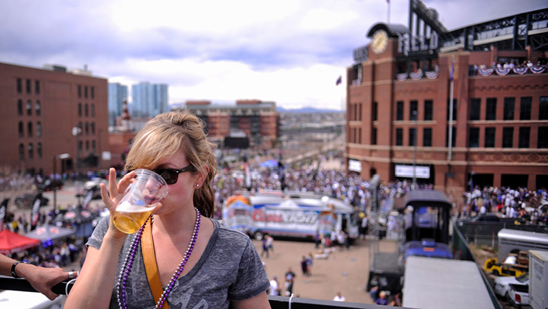 Rockies game watch party at The Rooftop at Coors Field 